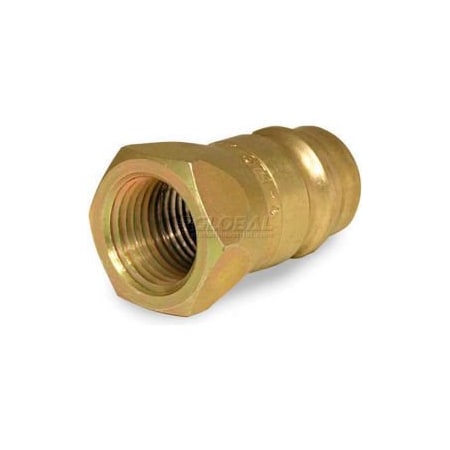 Apache Apache Hydraulic Quick Coupler 39041070, 1/2" ISO Male Tip (Ball) 3/4"-16 Forb 39041070